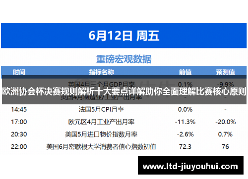 欧洲协会杯决赛规则解析十大要点详解助你全面理解比赛核心原则 欧洲协会杯决赛规则解析十大要点详解助你全面理解比赛核心原则